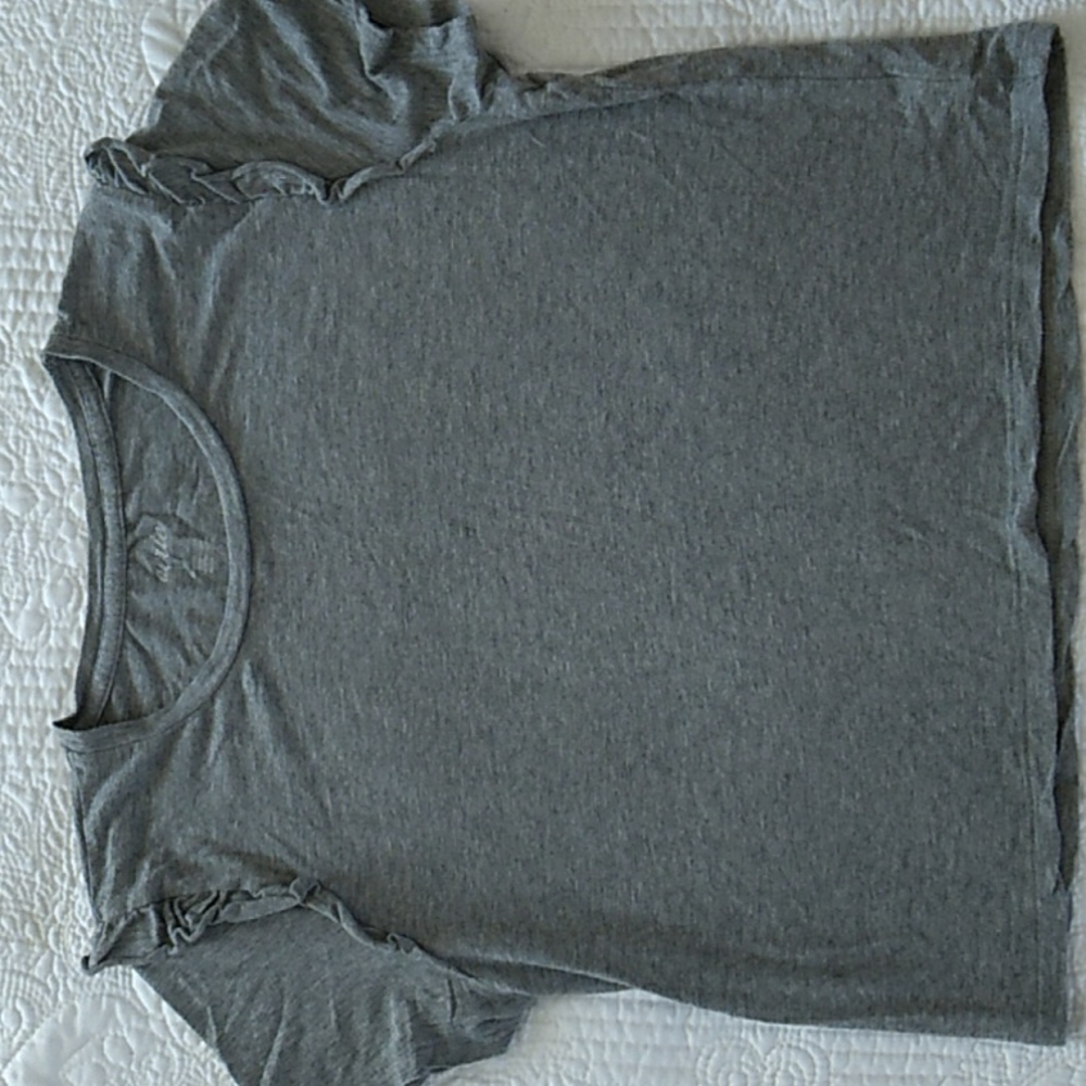 Aerie Ruffle Sleeved Crop T-shirt